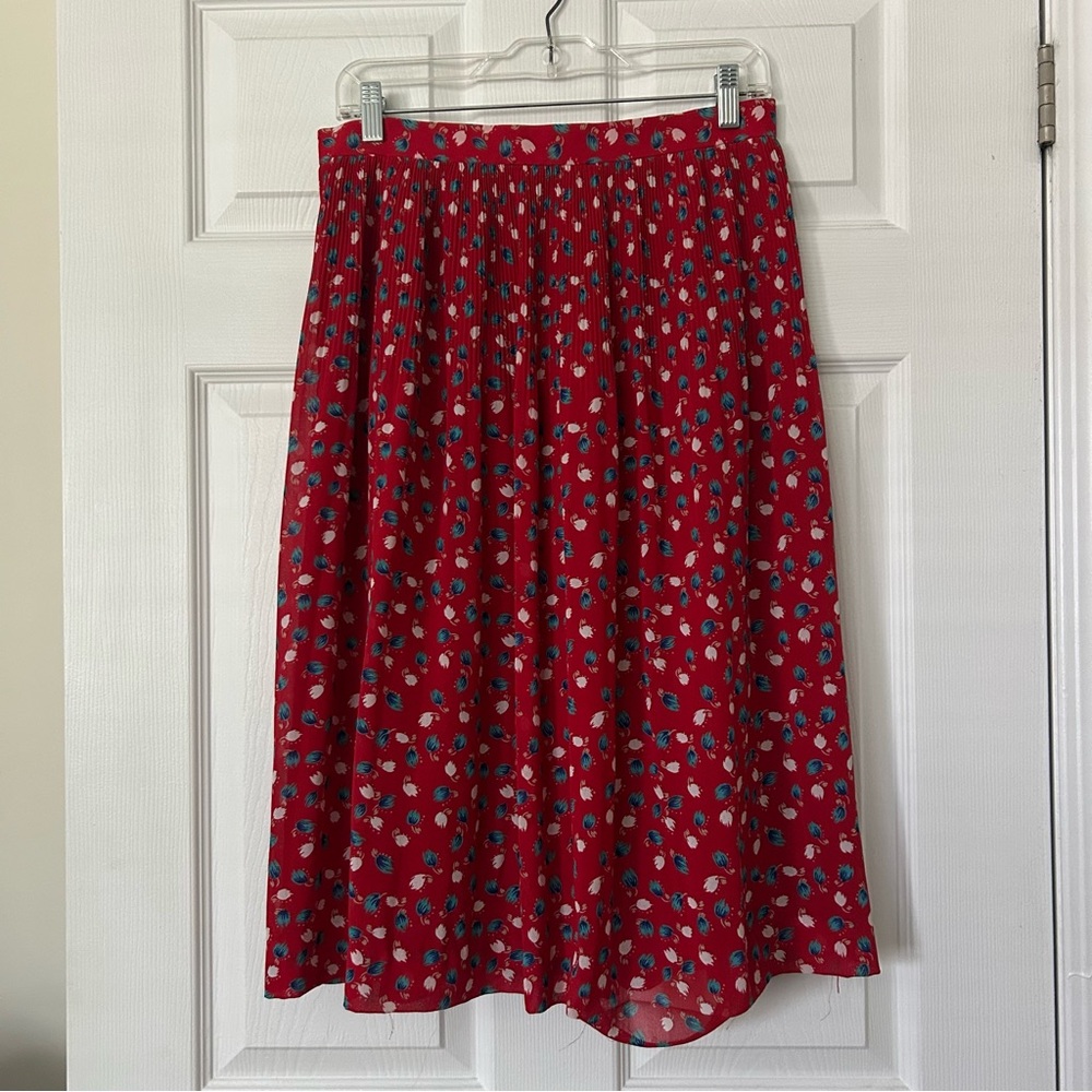 Vintage Tulip Print Skirt
